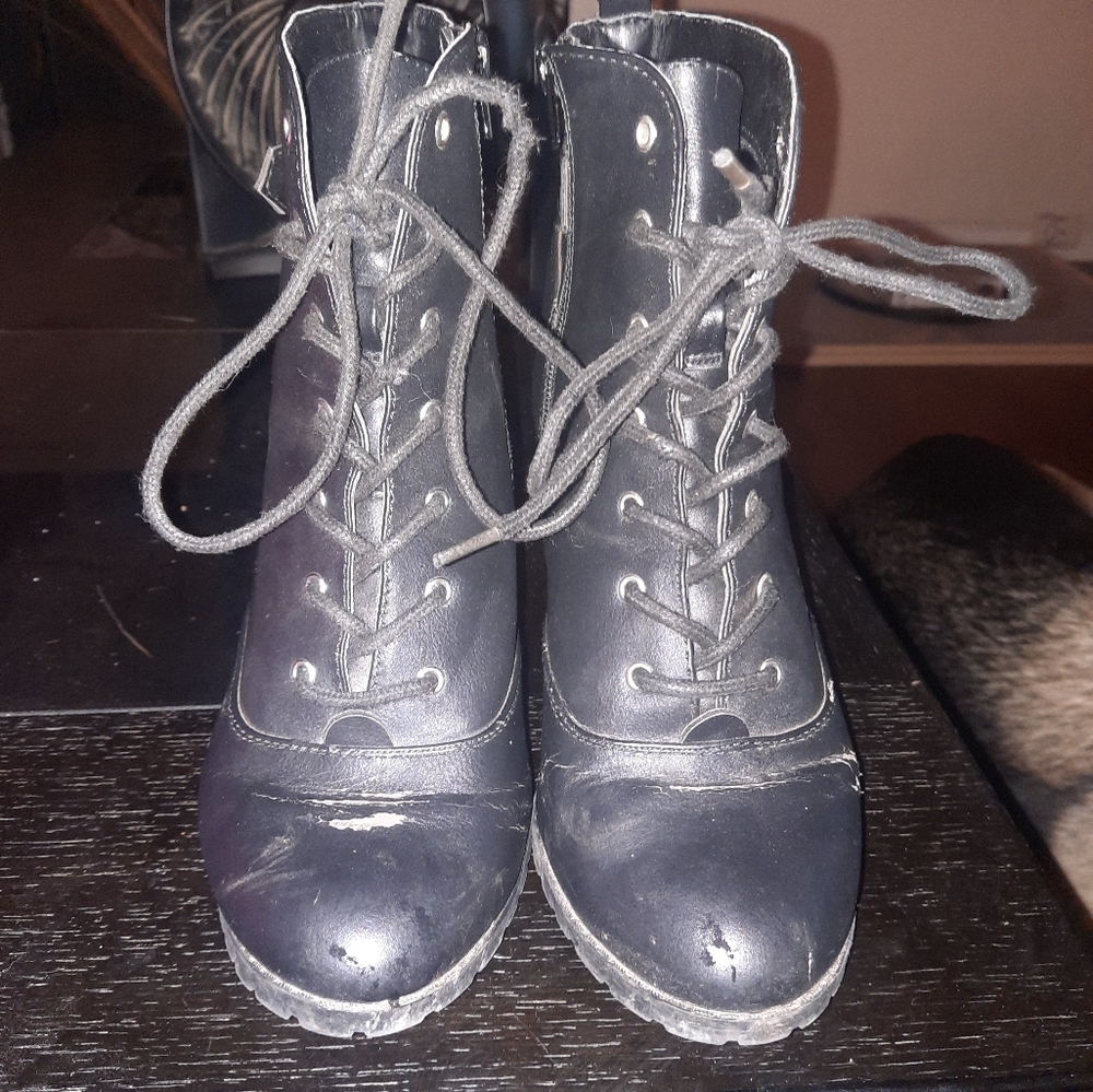 Combat style booties